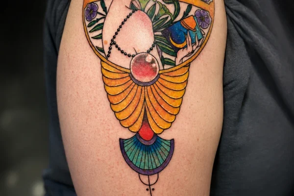 art-nouveau-woman-floral-tattoo-design-wicked-ways-tattoos