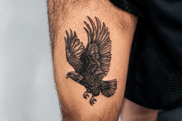 black-ink-eagle-tattoo-thigh-wicked-ways-tattoos