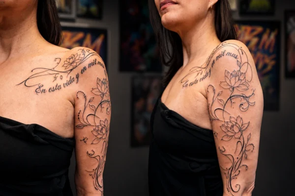 black-ink-floral-sleeve-tattoo-wicked-tattoos