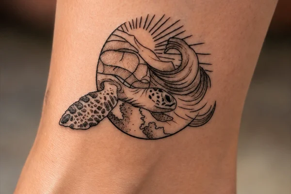 black-ink-line-art-sea-creature-tattoo-wicked-ways-tattoos