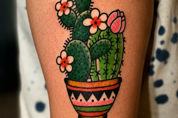 colorful-cactus-flower-tattoo-design-wicked-ways-tattoos