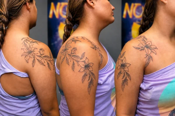 floral-botanical-shoulder-tattoo-design-wicked-tattoos