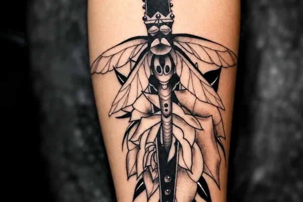 ornate-black-insect-sword-tattoo-design-wicked-ways-tattoos
