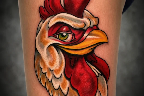red-rooster-head-tattoo-design-wicked-tattoos